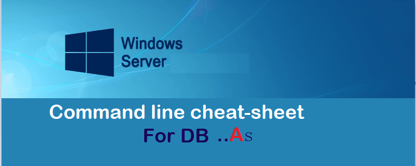 windows command line cheet sheet